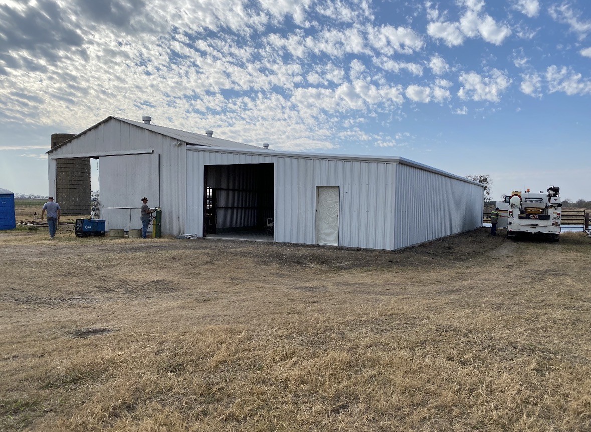 Custom welding and metal building project
